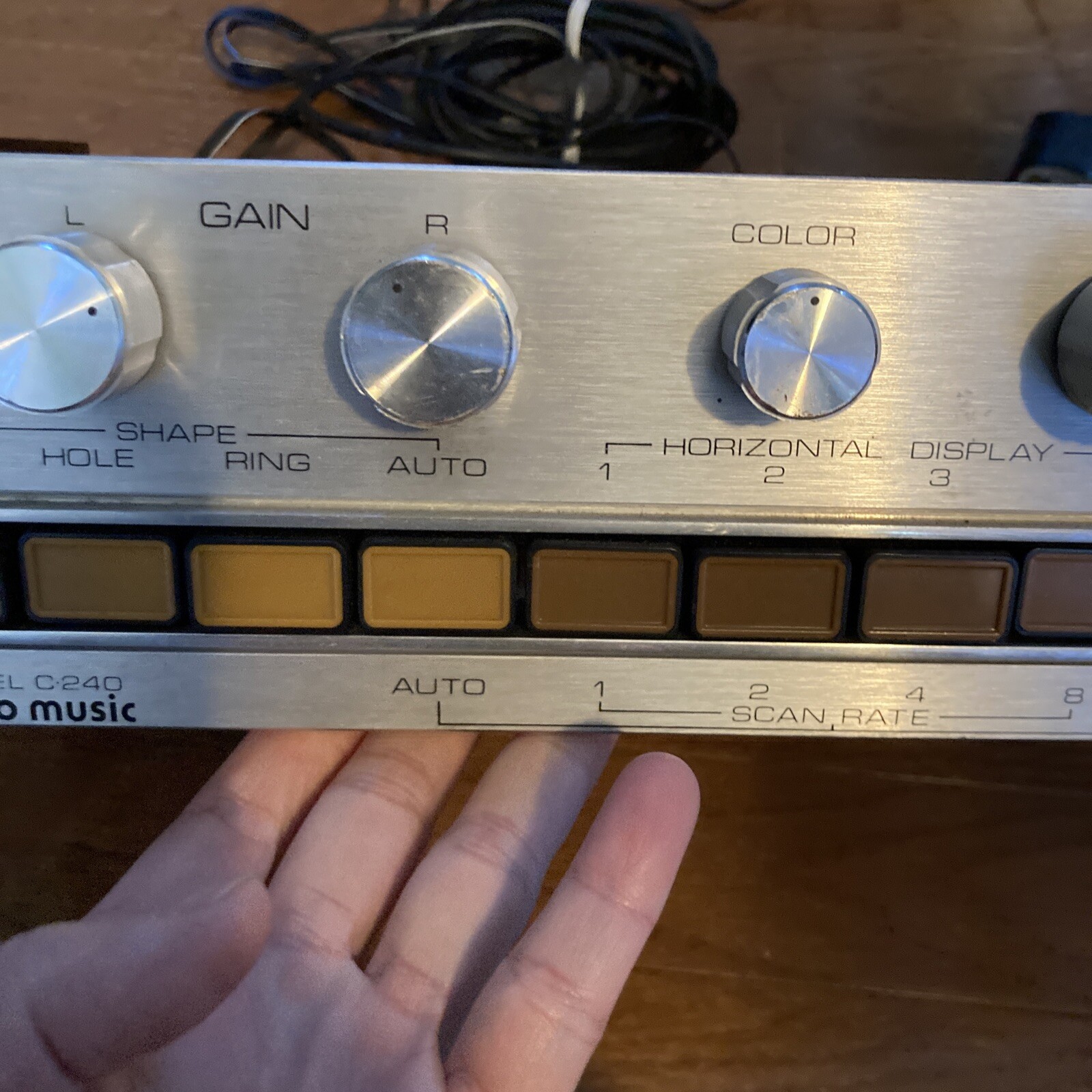 ATARI Video Music Model C-240 Electronic Music Visualizer Works