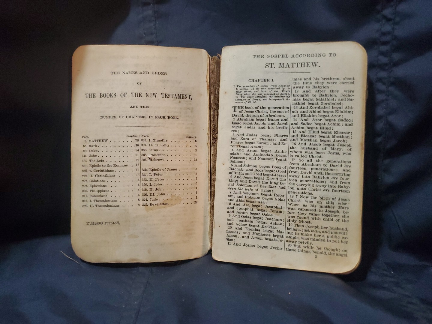 New Testament 1917 Pocked Sized Bible WWI US Army Navy Edition Inscribed