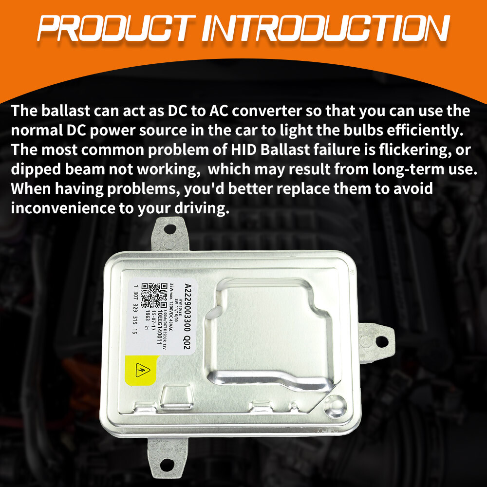 For 2016-2018 Chevrolet Camaro HID Xenon Headlight Ballast Control Module & Bulb