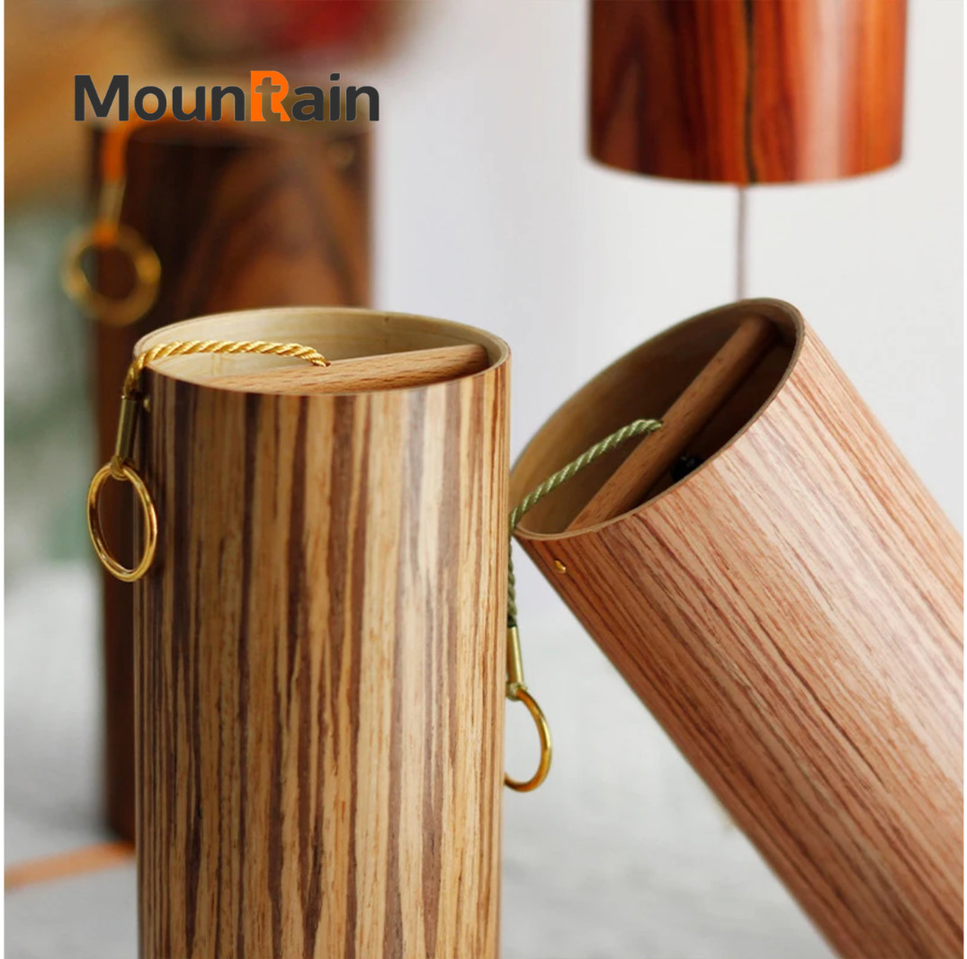 A Set of 7pcs Meditation Chord Wind Chime Handmade Bamboo Sound Healing Chimes