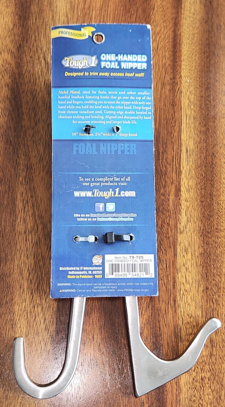 One Handed Professional Horse Hoof Foal Nipper Heavy Duty Cutter 10" Tough 1