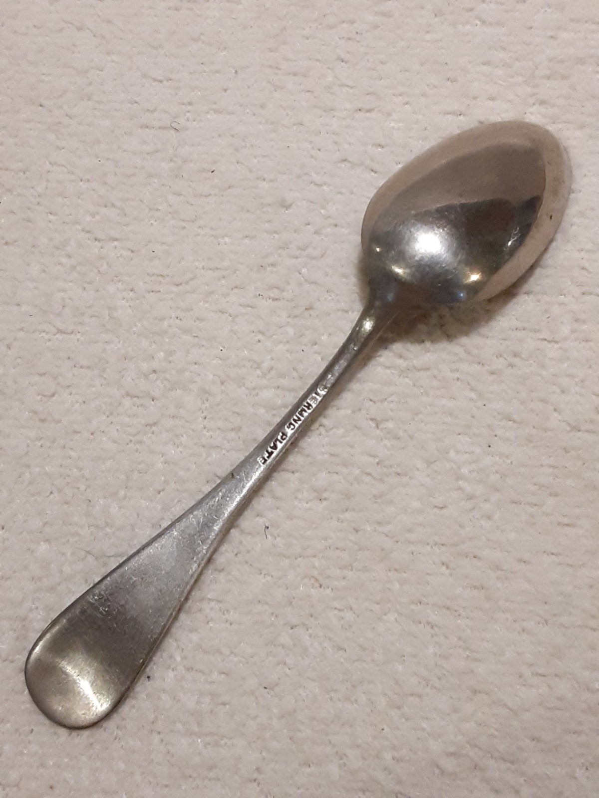 Vintage Merry Christmas Xmas Happy New Year Spoon Plated Sterling Plate