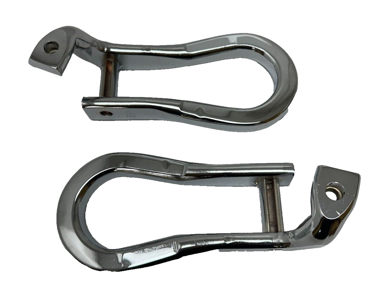 GM Chrome Tow Hooks Set 2015-2019 Chevrolet Silverado 2500 HD 3500 HD 84072464