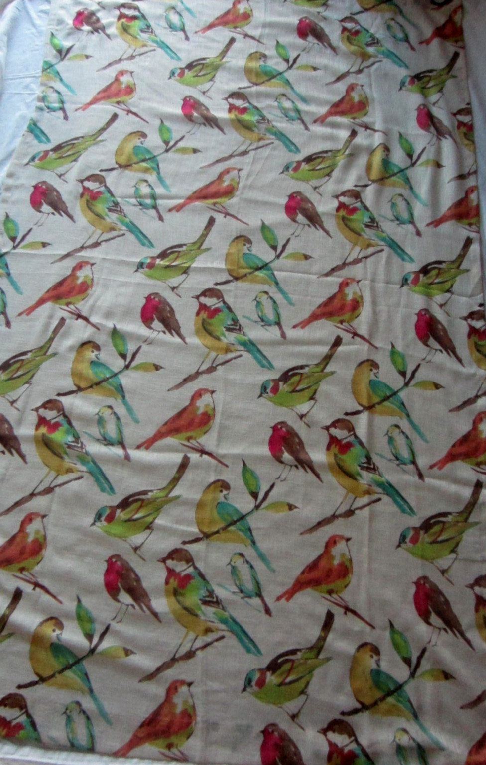 Set of 2 Pier 1 Imports Birdwatcher Curtain Panels 50" X 84" Top Gromets