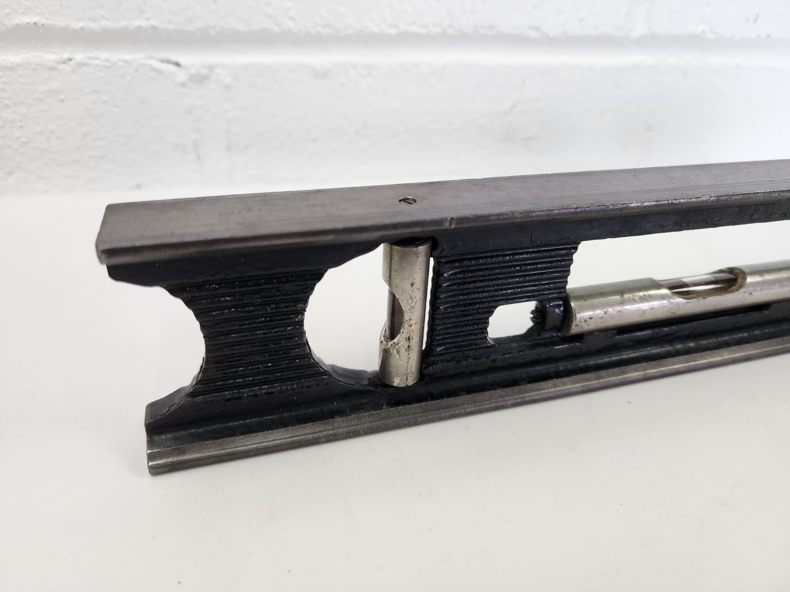 (2) Vintage Stanley No. 36 Cast Iron 12" Machinist Level