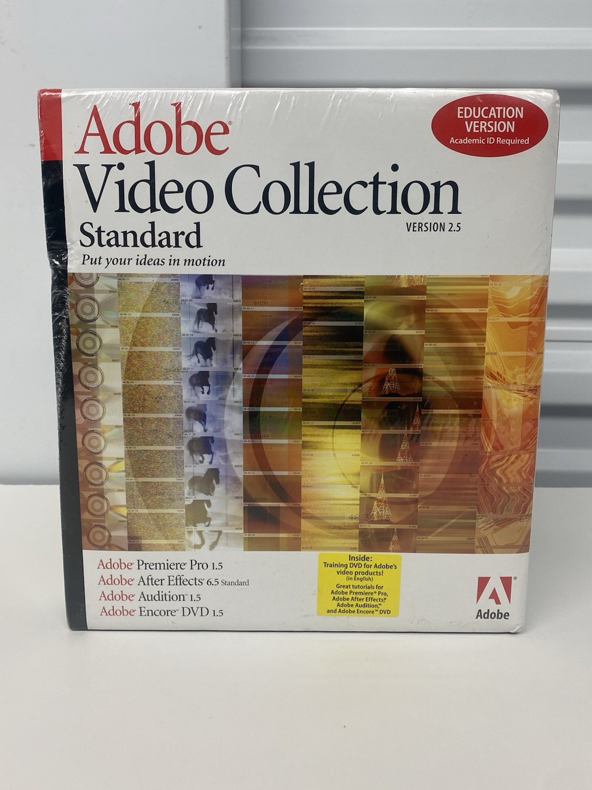 ADOBE VIDEO COLLECTION STANDARD EDUCATION VERSION 2.5 NEW & SEALED