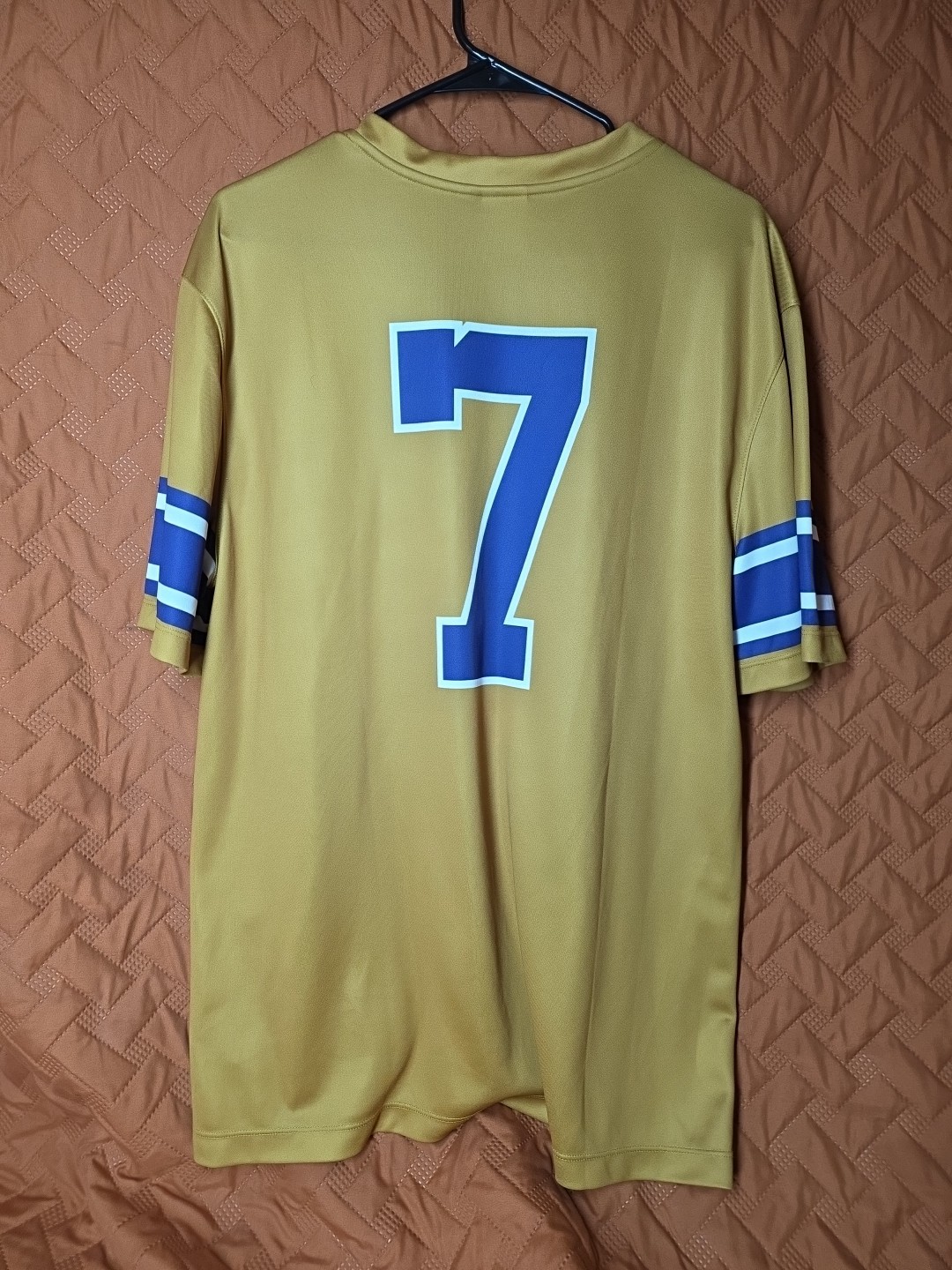 Nike LSU Tigers #7 Gold Jersey Sz. L