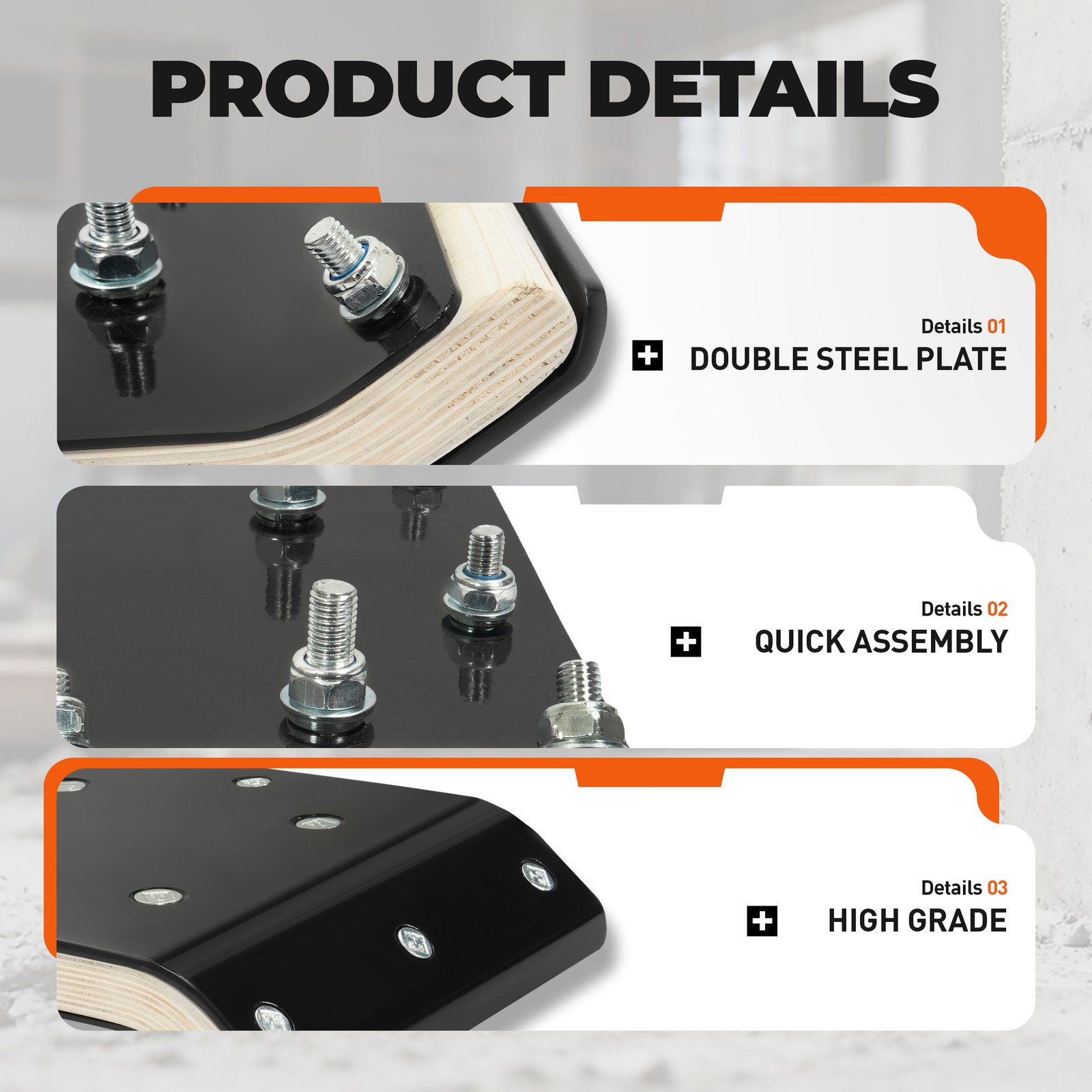 Wood Shoe Kit For Multiquip Mikasa MTX70 MTX80 MTX90 Jumping Jack Tamper Rammers