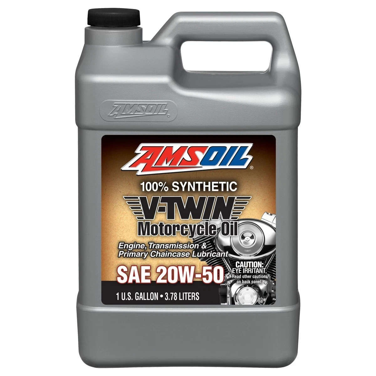 (1)  AMSOIL SAE 20W-50 100% Synthetic V-Twin Motorcycle Oil   1 Gallon