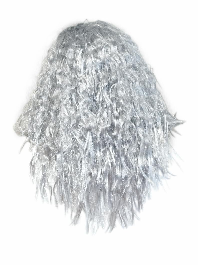 Wizard Wig Costume with Beard Included - One Size Fits All - Grey Color with ...