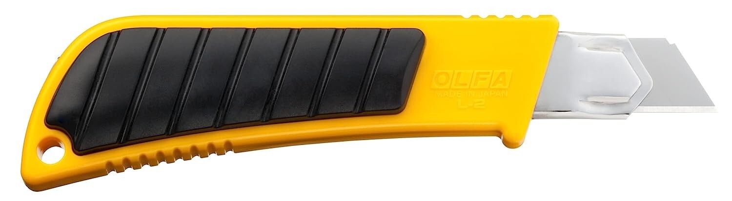 OLFA 5004 L-2 18mm Rubber Inset Heavy-Duty Utility Knife