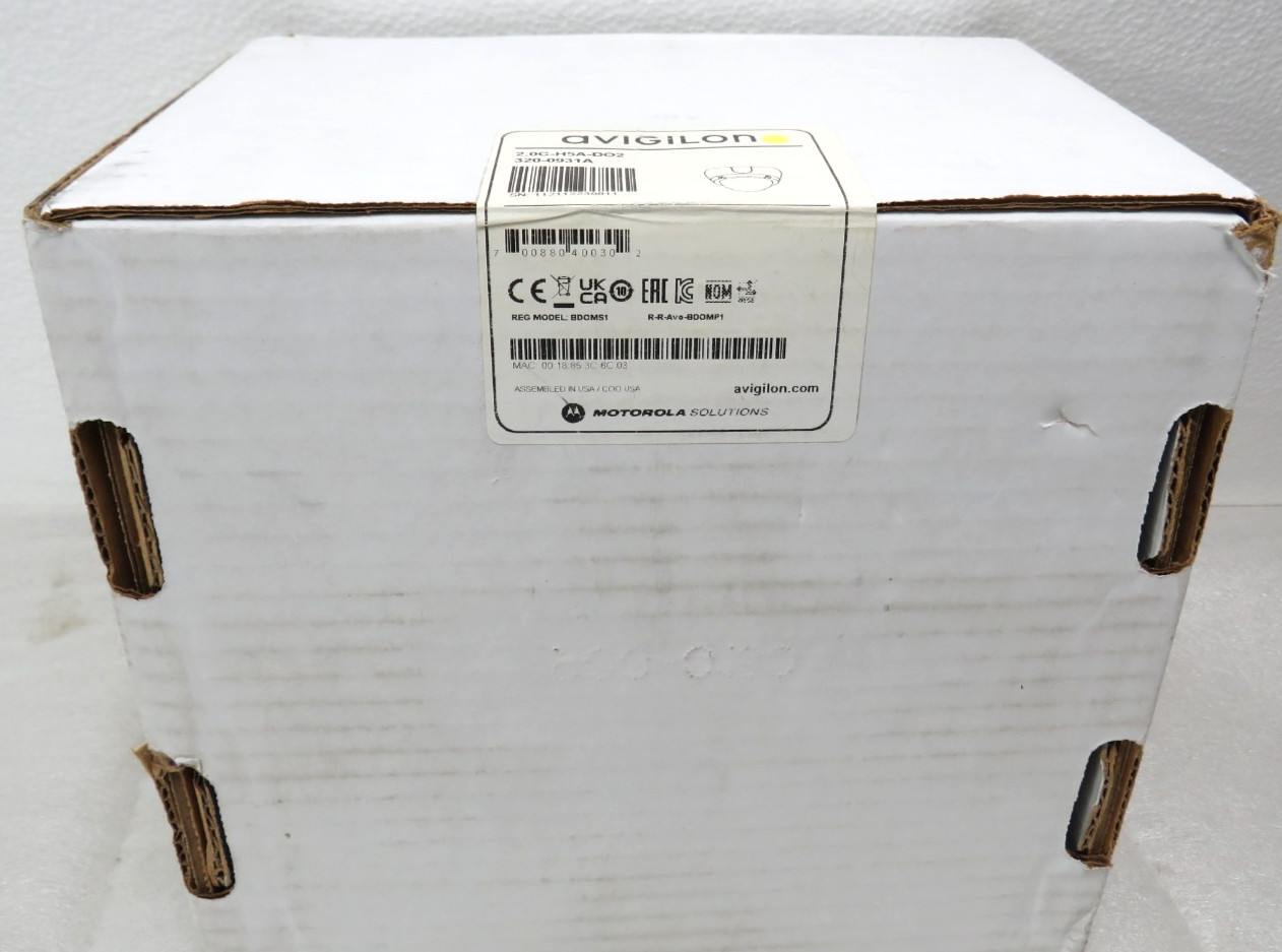 ✔ Avigilon 2.0C-H5A-DO2 2MP Surface Mount Outdoor Dome Camera (SEALED) [CTD]