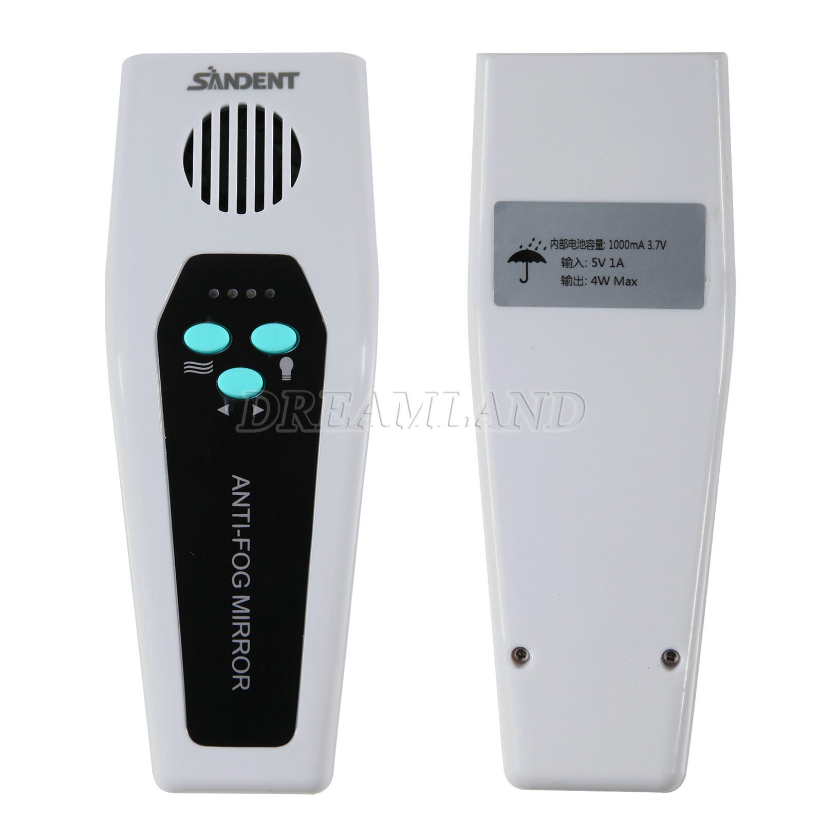 Dental Anti-fog Mirrors Photography Reflector No-Fog LED Automatic Mirrors Kit