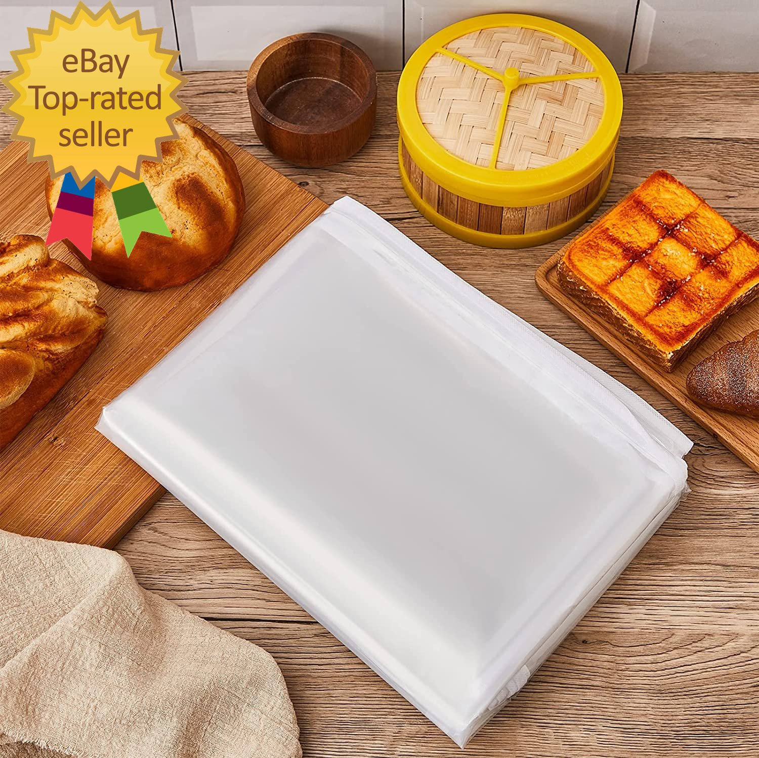 2 Pcs Bun Pan Rack Cover Bakers Rack Cover 20 Tier Sheet Pan Rack Cover