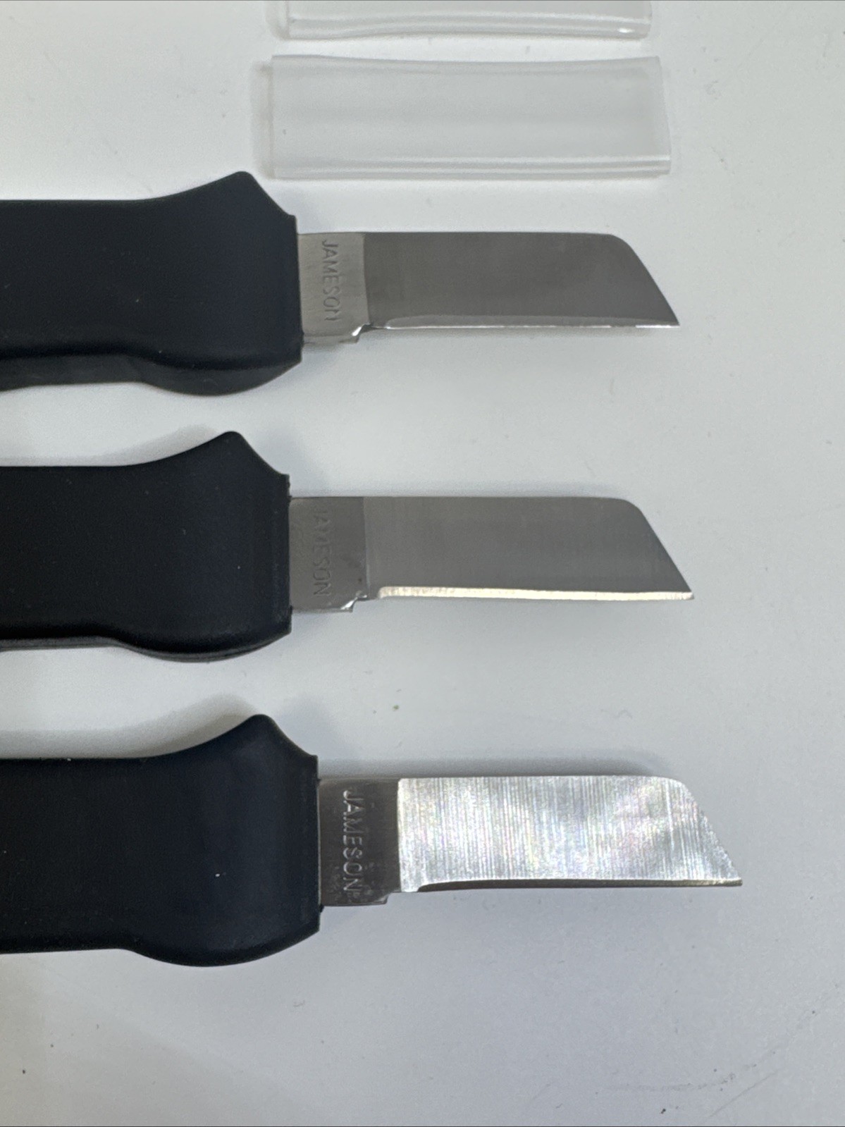 Lot Of 3 JAMESON 32-24E Skinning Knife, Straight, Polymer Cable Splicers