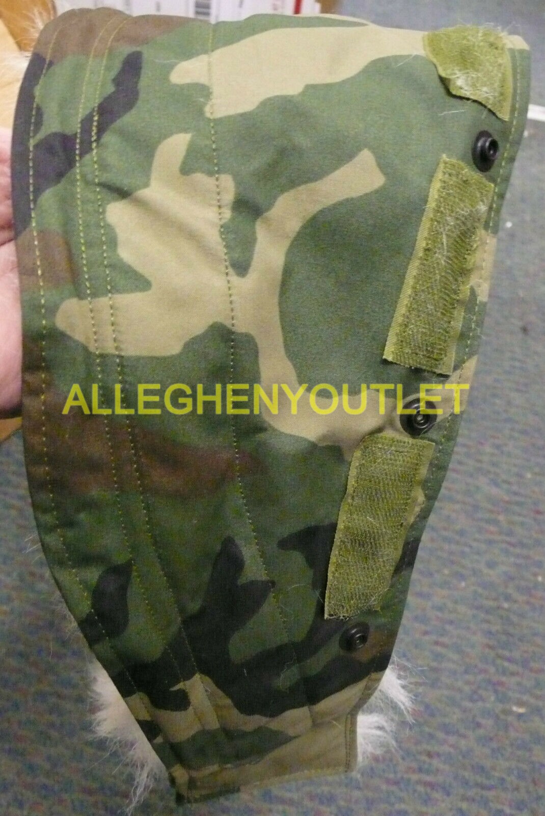 Lot of 2 US Military UR RUFF ATTACHMENT for ECWCS WOODLAND Goretex Parka Small