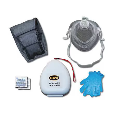 Emi 493 Cpr Mask, Nylon Holster, 5 Components, 1 People Served