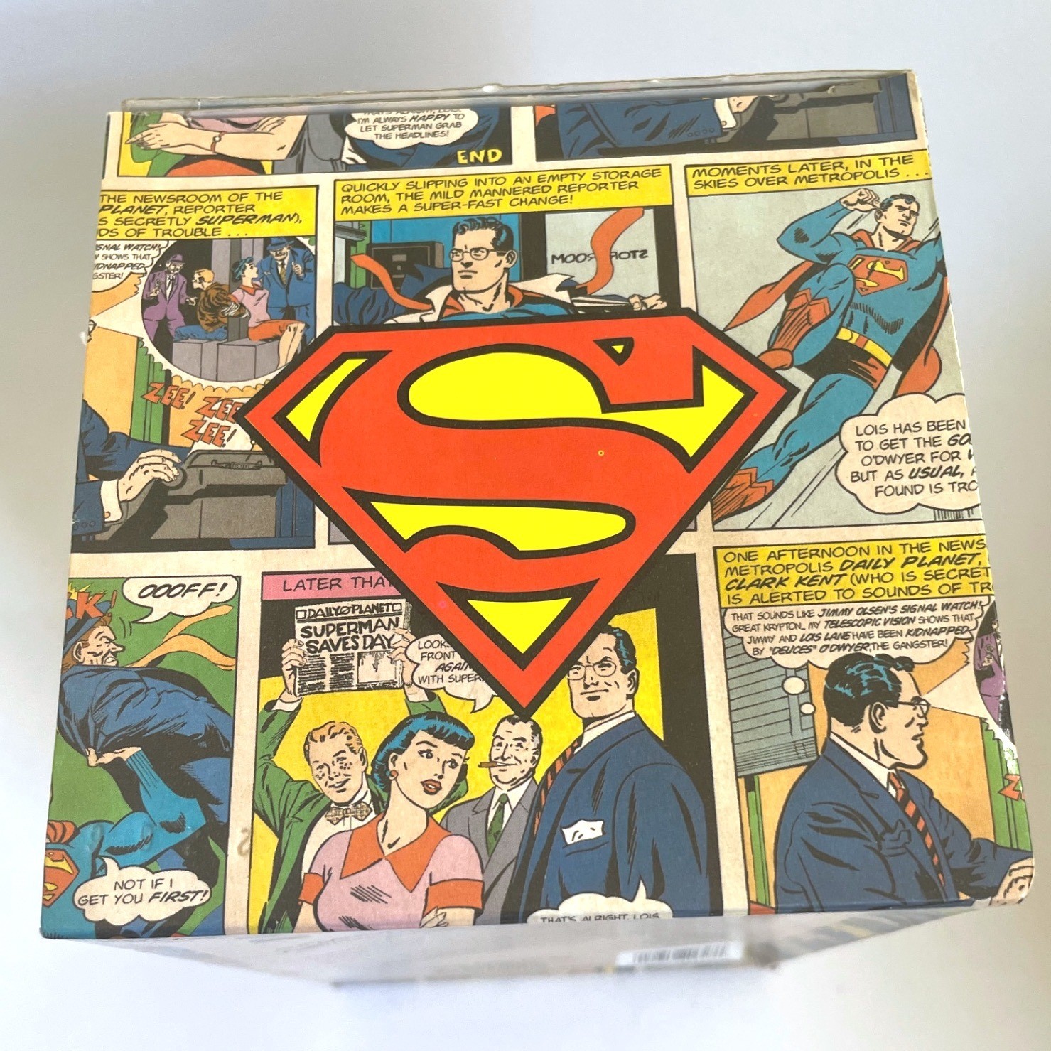 Schylling Superman Classic Carousel Wind-Up Tin Toy – Collector Series – Boxed