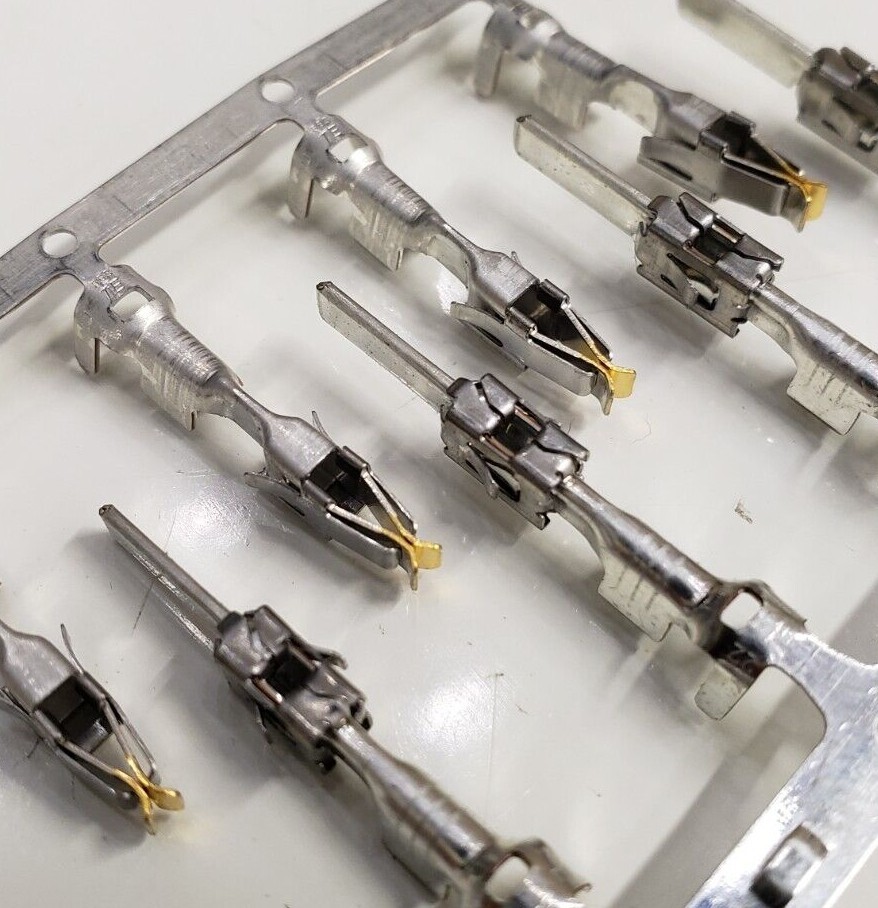 Sealed Bulkhead Inline Wiring Connector Automotive Lever Genuine TE Terminals