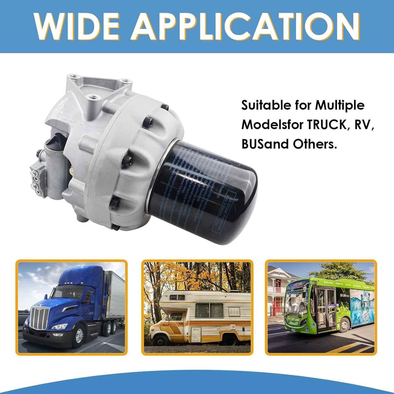 Air Dryer System Saver 4324711010 for Freightliner Cascadia Wabco