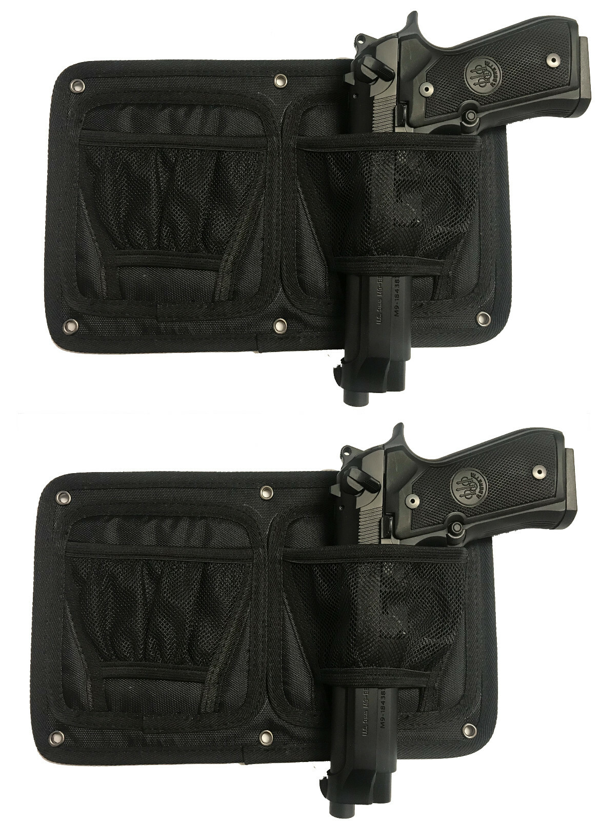 Gun Holder Holster  - Mount Any Size Pistols Handgun Anywhere 2 Packs for 4 Guns
