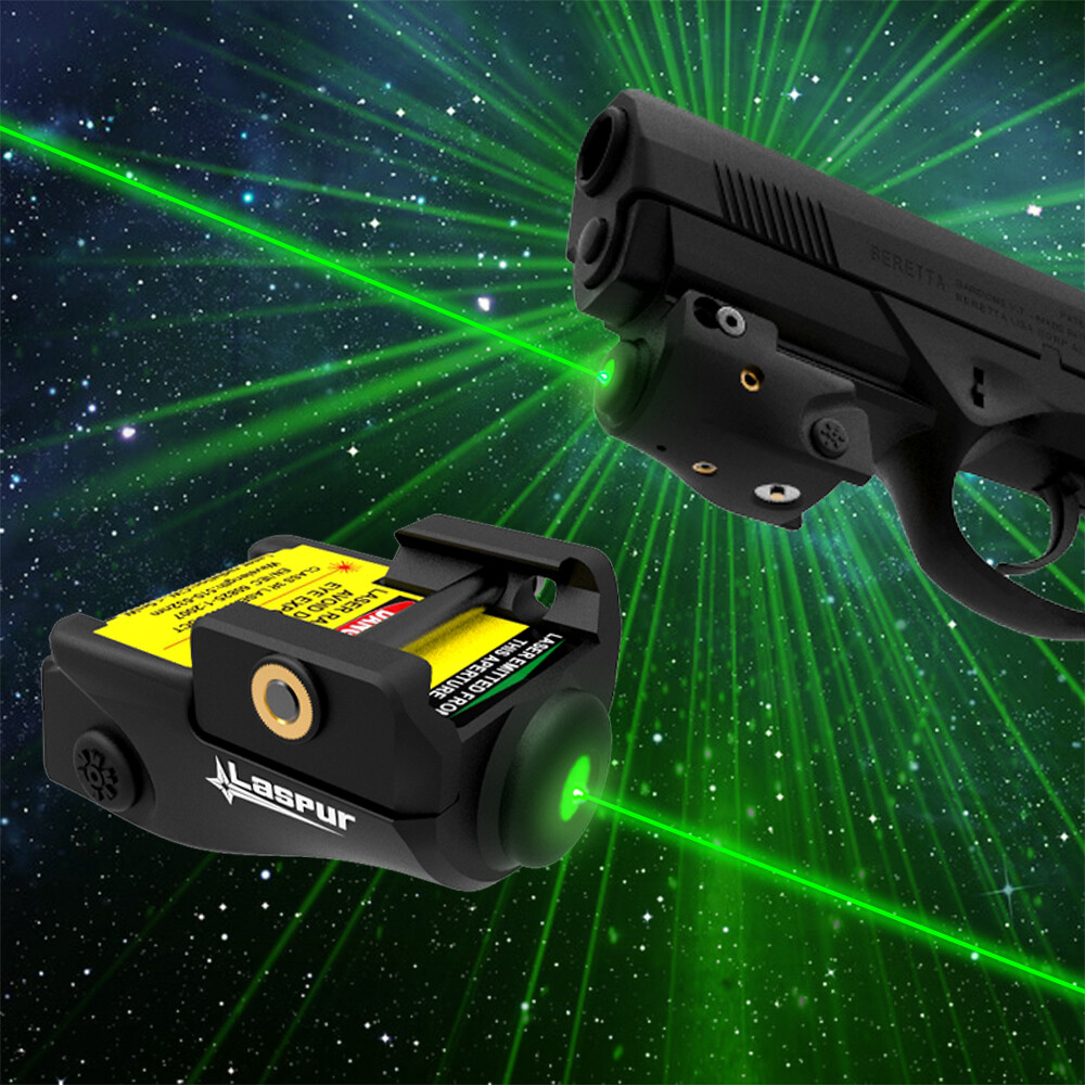 Laspur Sub Compact Green/Red Laser Sight Rechargeable Battery