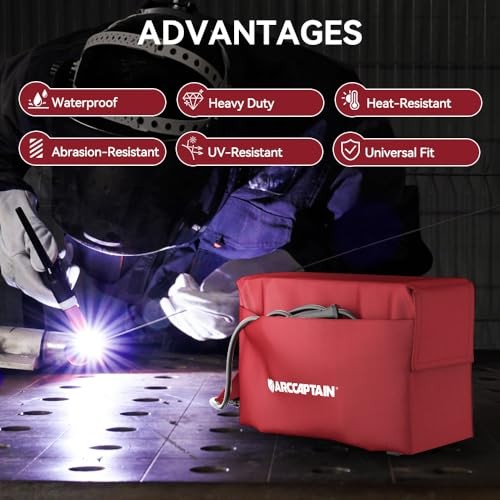ARCCAPTAIN Welder Cover, Waterproof Protective Cover, Reusable and Foldable