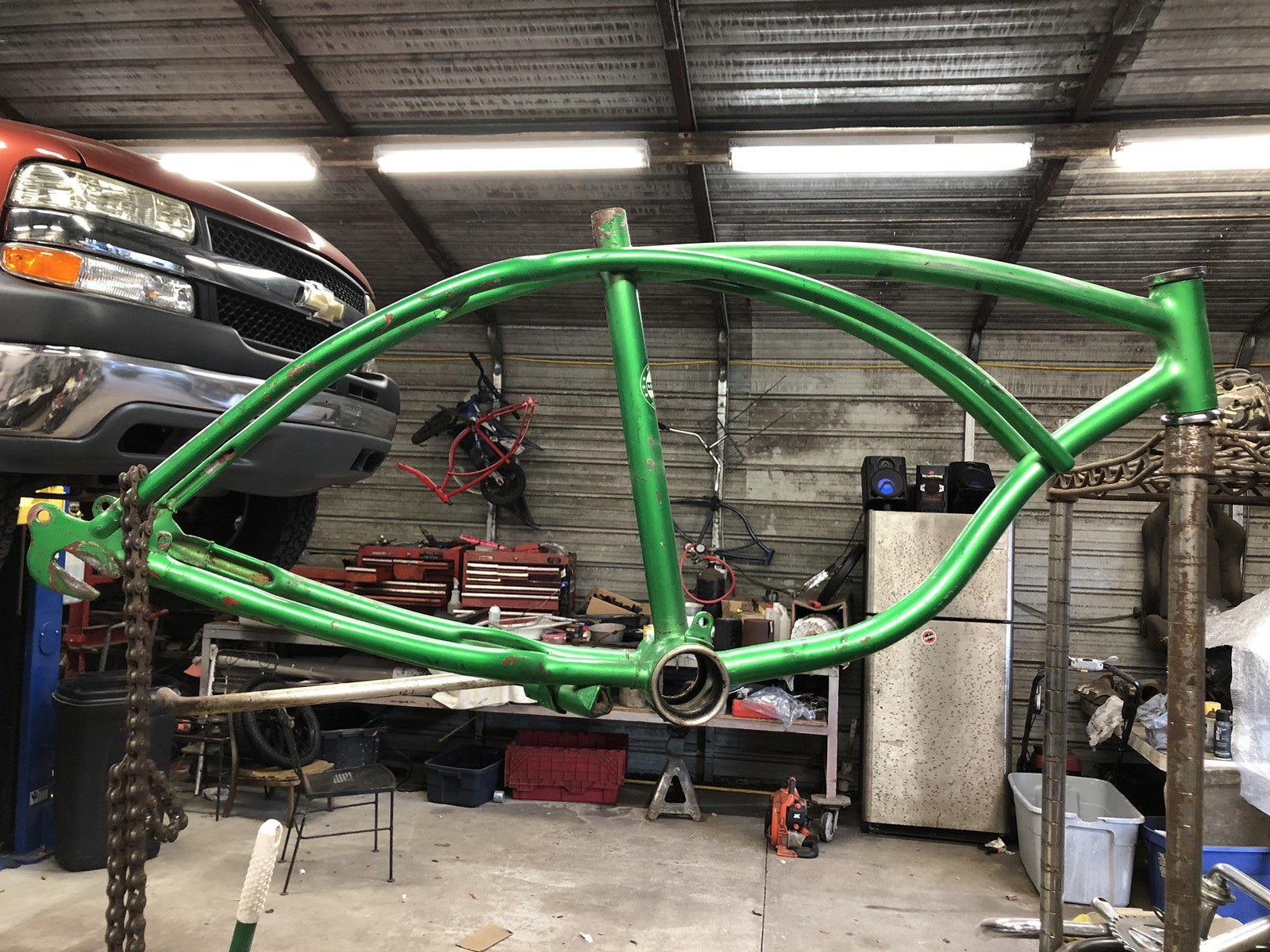 1979 Schwinn 20 inch Coaster frame stingray cantilever Lime Green