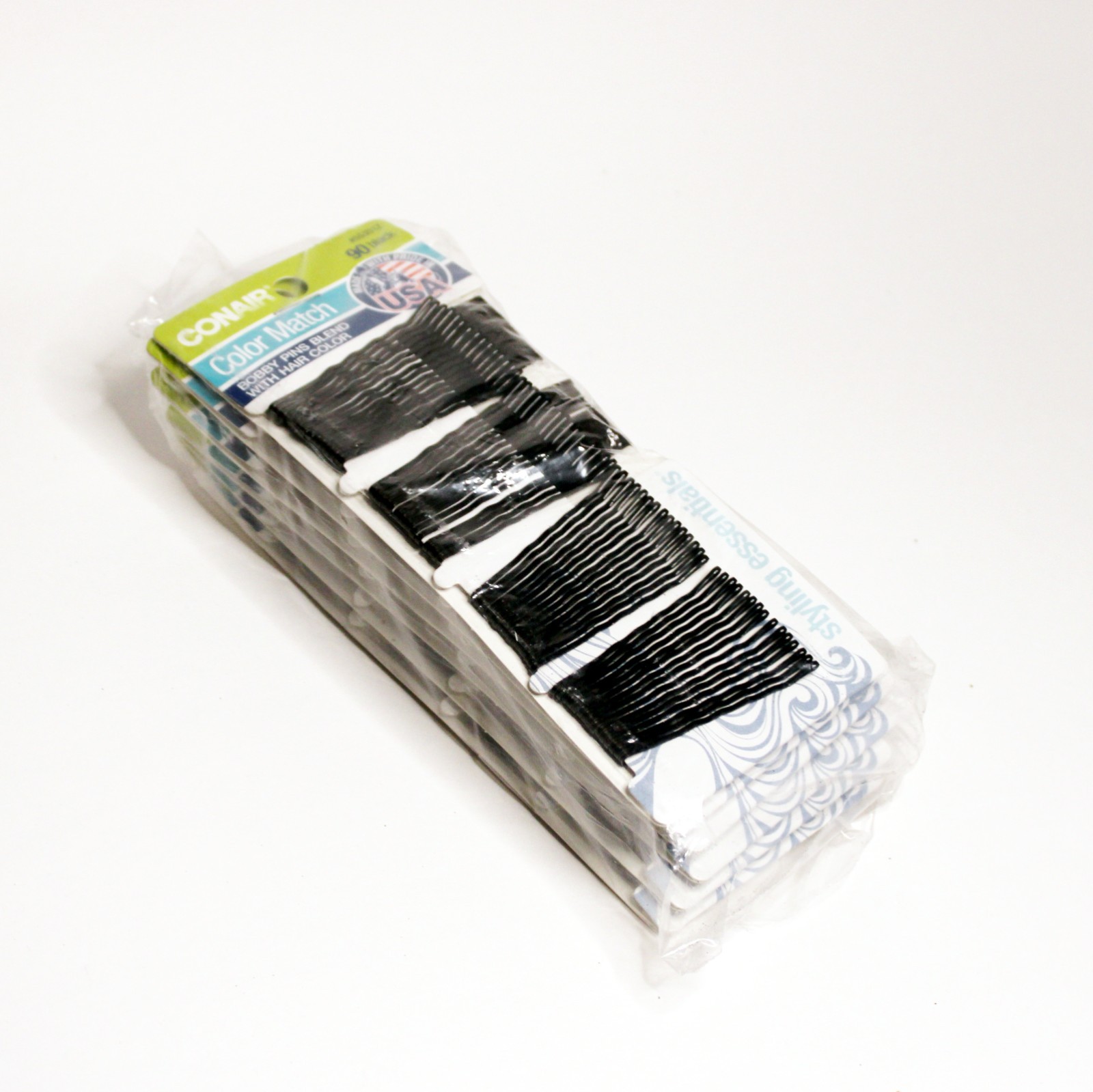 Conair Bobby Pins - 2" - 6 Packs (90 Each, 540 Total) – Made in USA