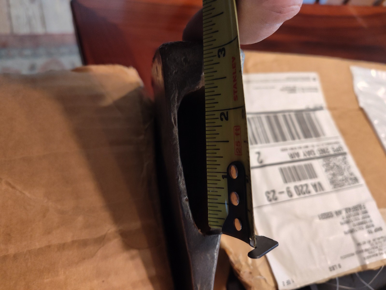 Vintage 4lb 5oz Phantom Bevel Bit Axe Jersey Head Tool WC Kelly Works W.VA USA