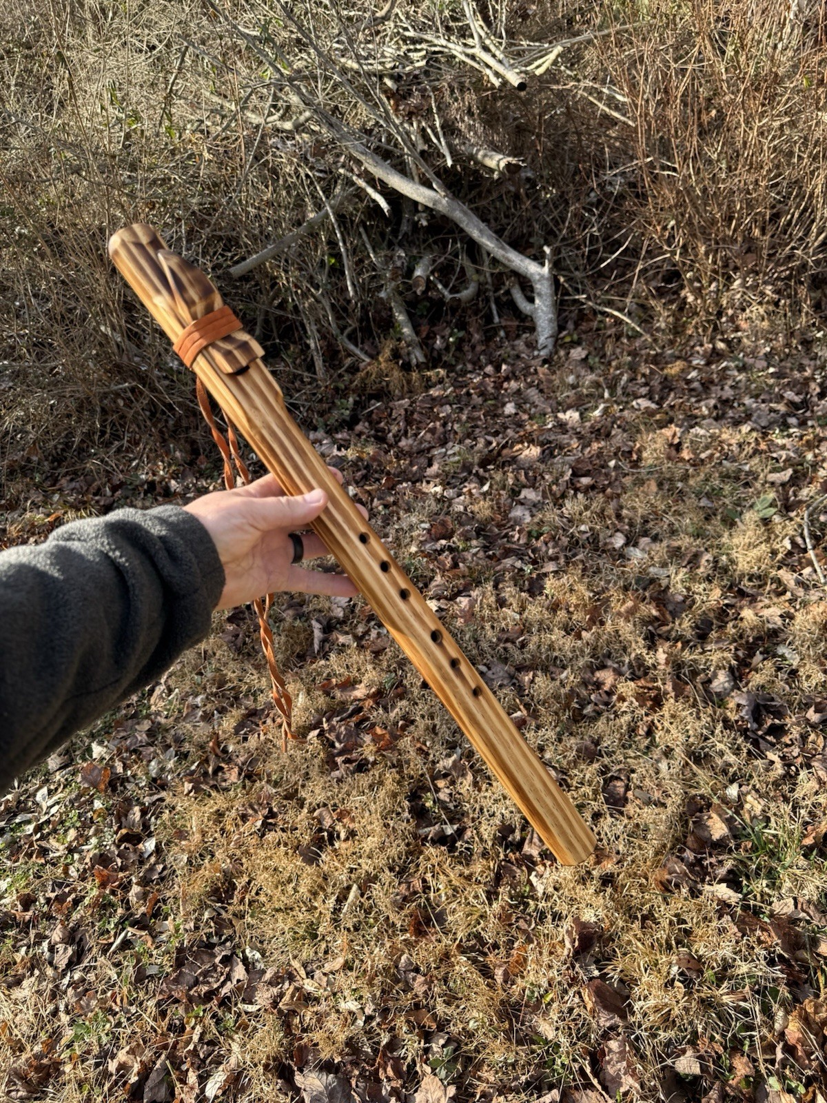 Native American Style Flute | Pine | Low Dm | 440 Htz.