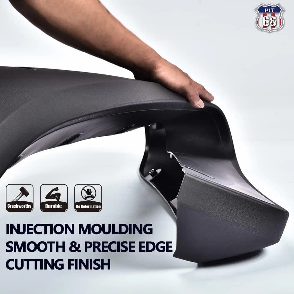 PIT66 Fender Flares, Compatible With Chevy Silverado GMC Sierra 1999-2006/Suburb