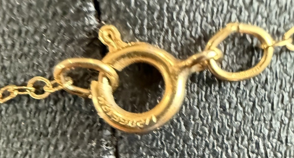 Petoskey Stone Hand Polished Pendant Necklace 1/20 GF 18” Chain