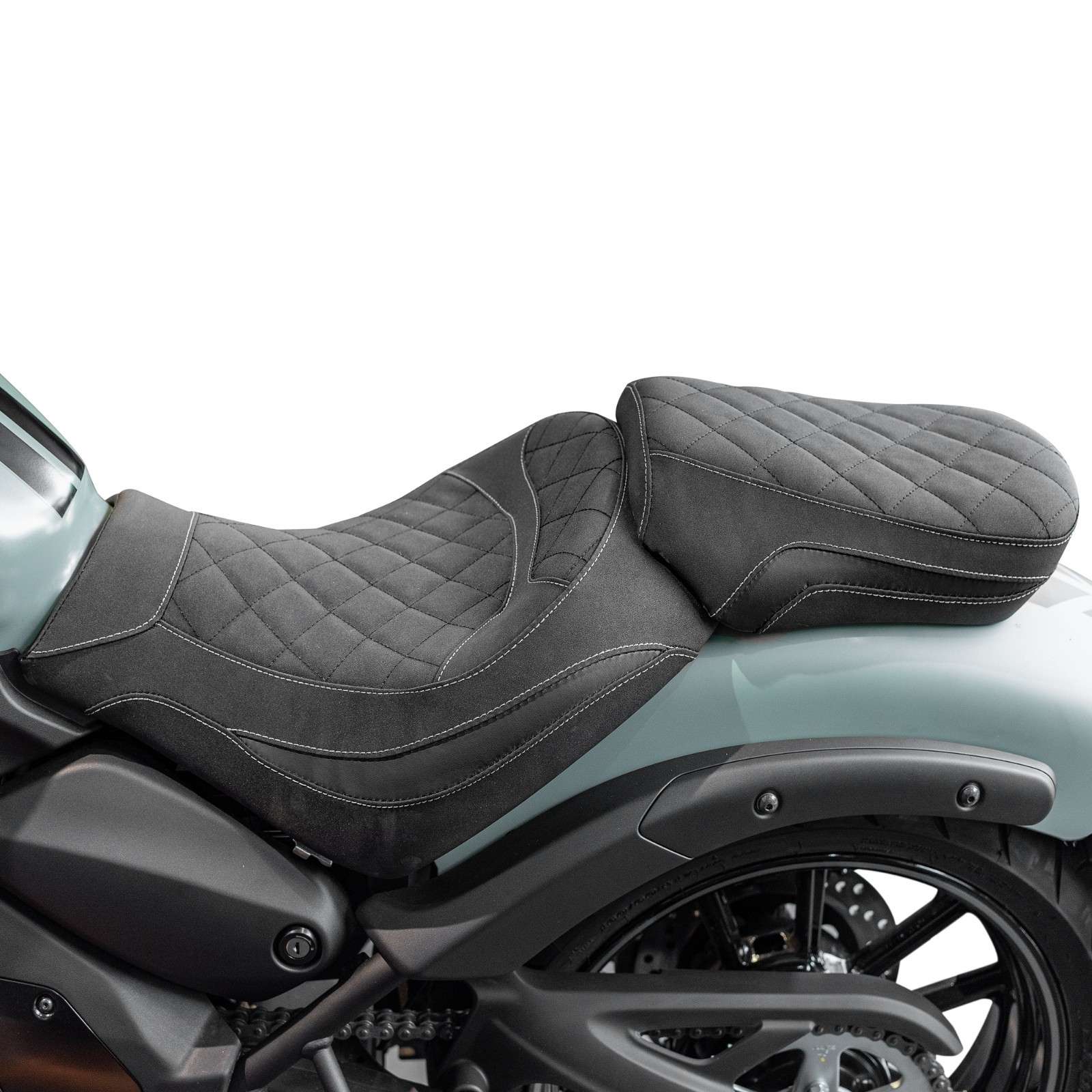 WOLFLINE Motorcycle Dual Seat For Kawasaki Vulcan S EN VN 650 2015-2024