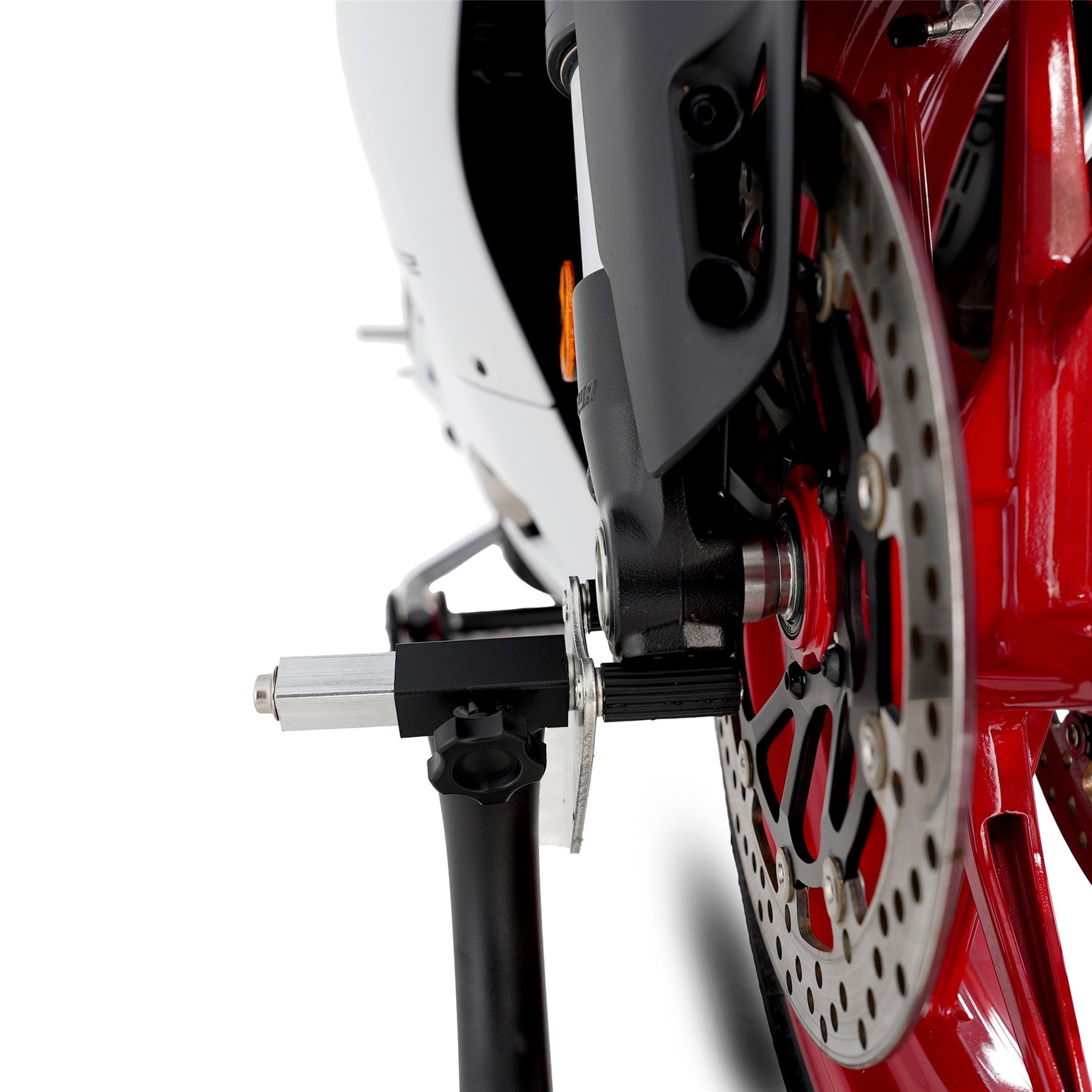 R&G Workshop Paddock Stand Black Front BMW R12 nineT 2024 - 2025