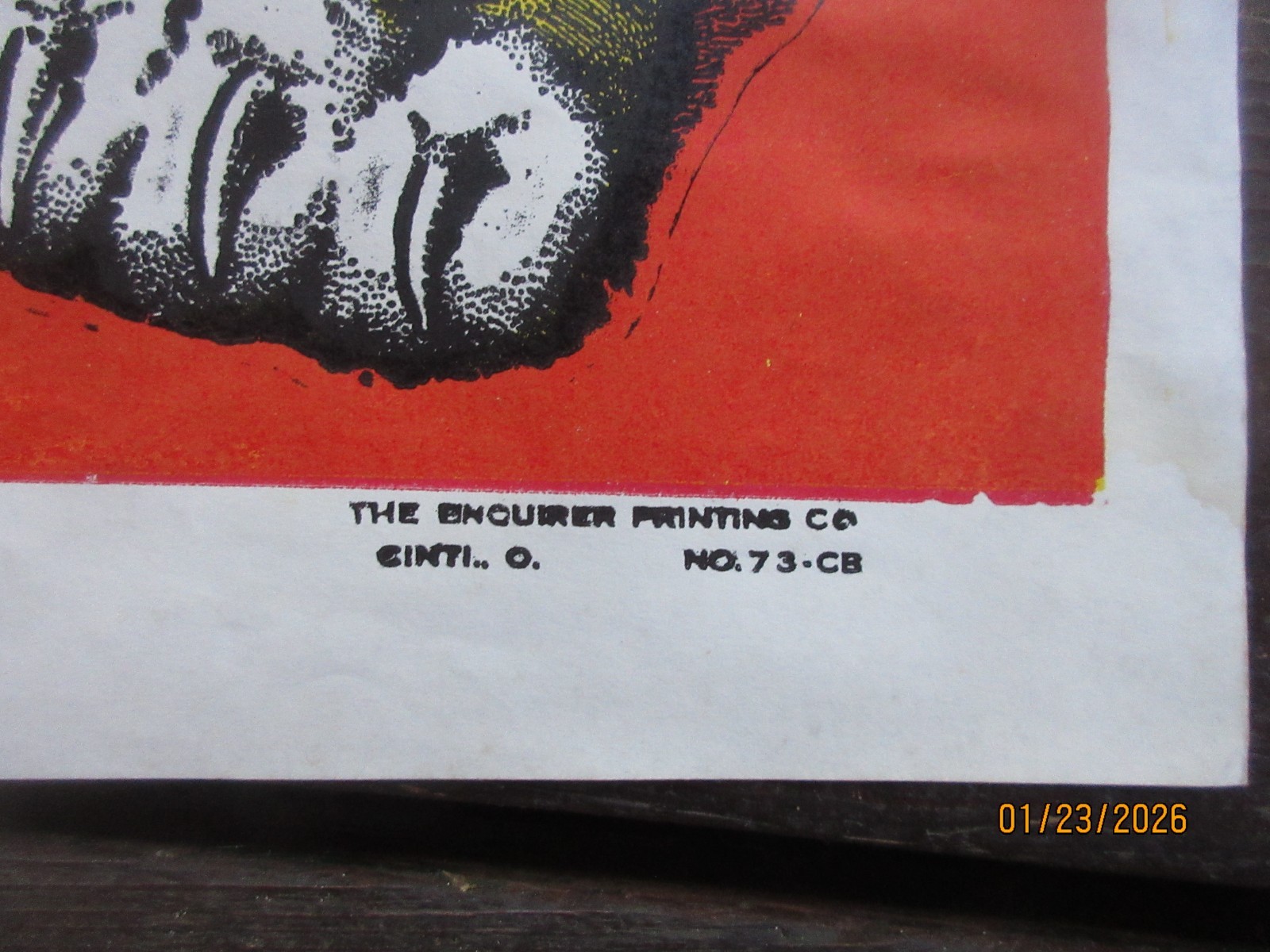 Vintage Clyde Beatty Cole Brothers Circus Poster World's Largest Circus Lion