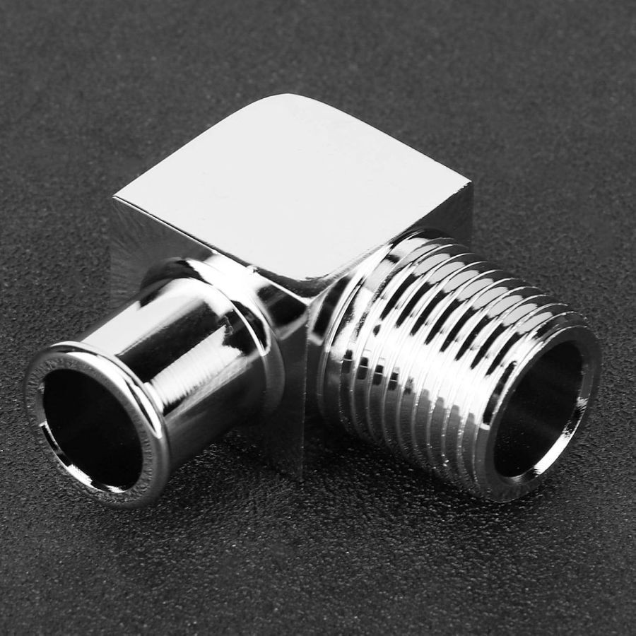 Hose Connector, Hose Fitting, Aluminum Alloy Hose Fitting 90 Degree Connector 1/