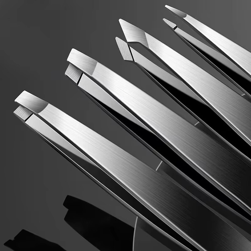 Eyebrow Tweezers Eyebrow Clip 4 pcs/Set Hair Beauty Pluckers Stainless Steel