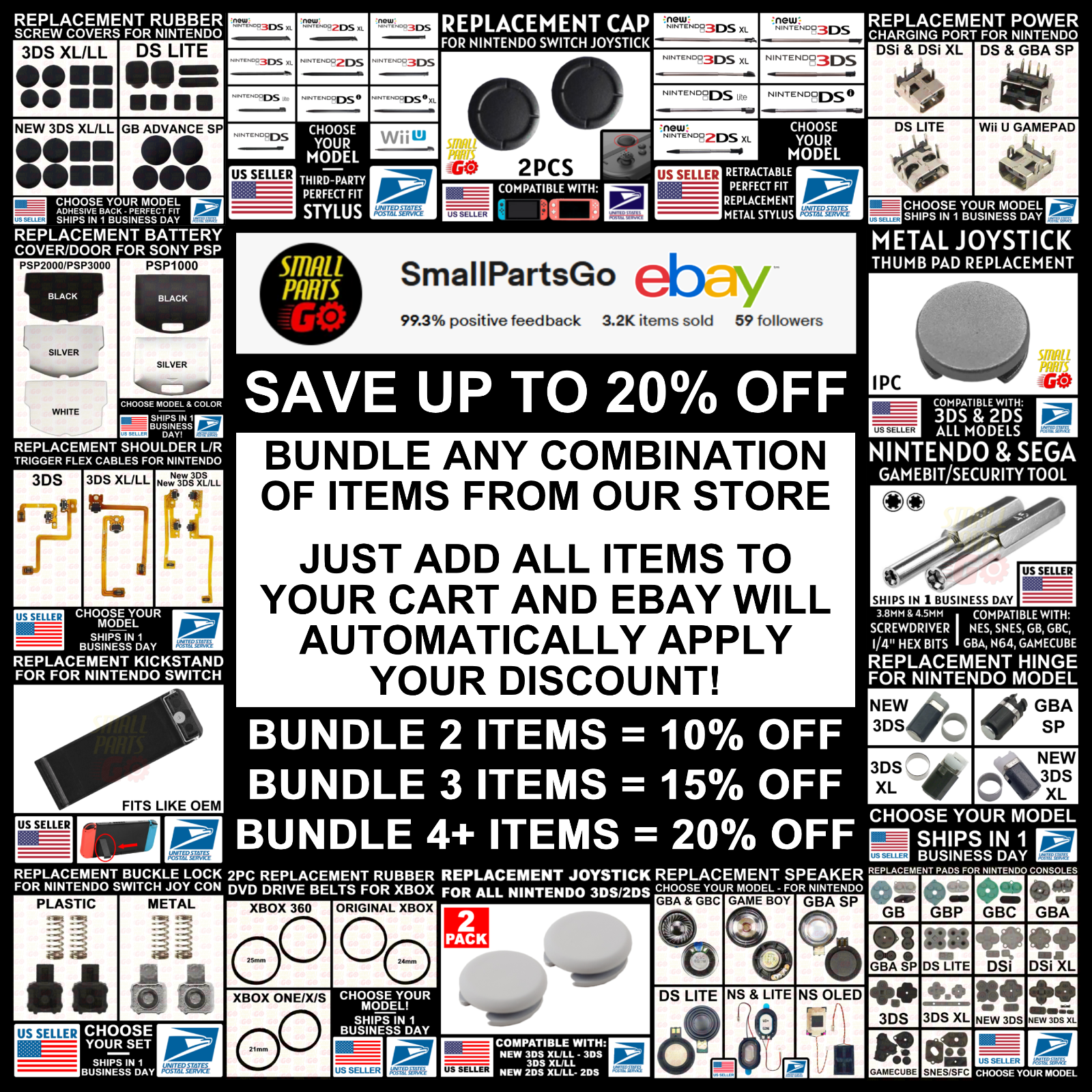 LCD Screen Protector Nintendo GB/GBA/SP/GBC/GBP/DS Lite/New/3DS/2DS/DSi/XL/LL