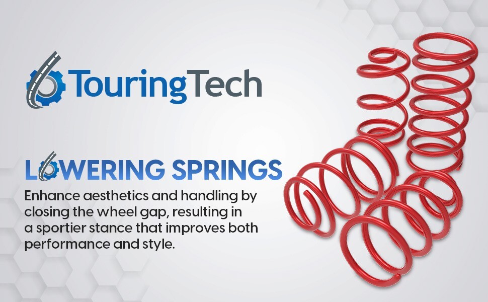 Touring Tech Lowering Springs 2.0" F / 4.0" R For 63-86 Chevrolet C10 / Pickup