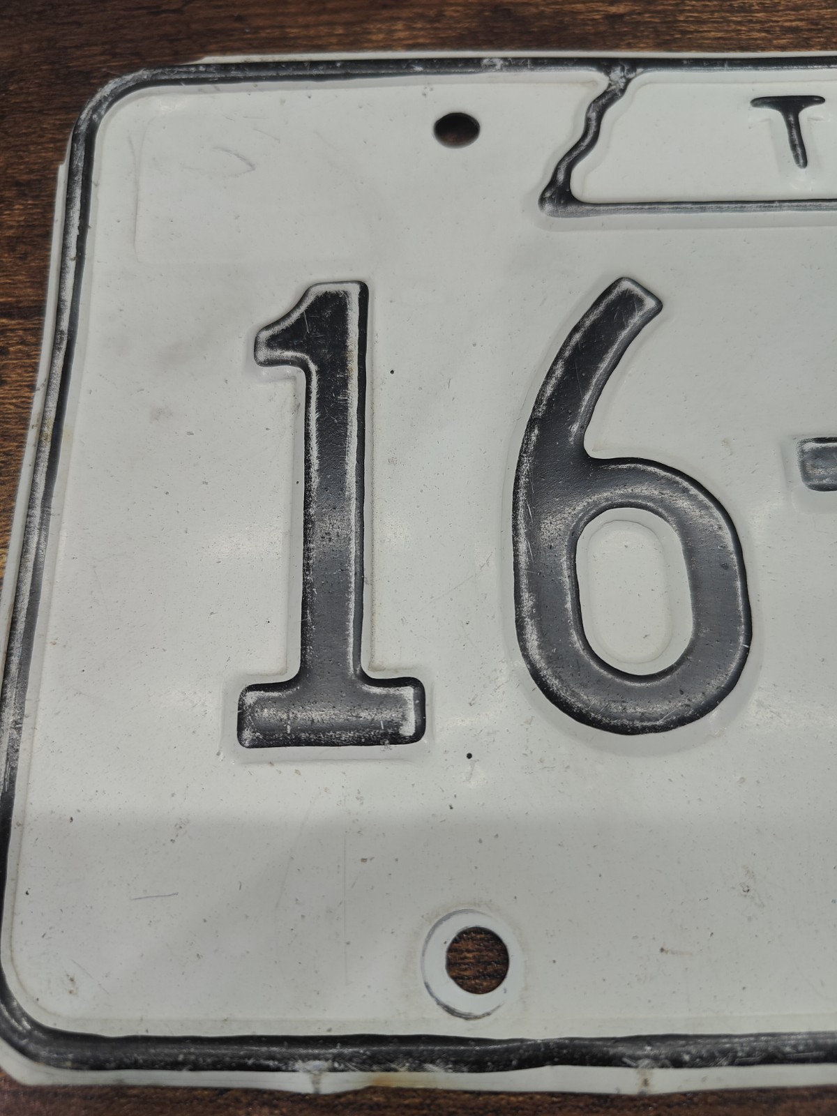 🟧Tennessee TN Tenn License Plate Tag 🟧 1971 71 70s 16 G509 Antique Roane