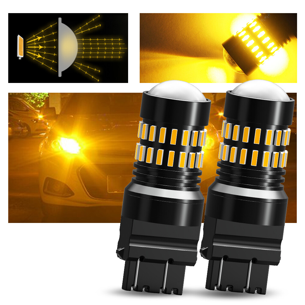 AUXITO 4157 3156 3157 LED Turn Signal Light Bulbs CANBUS Anti Hyper Flash Amber