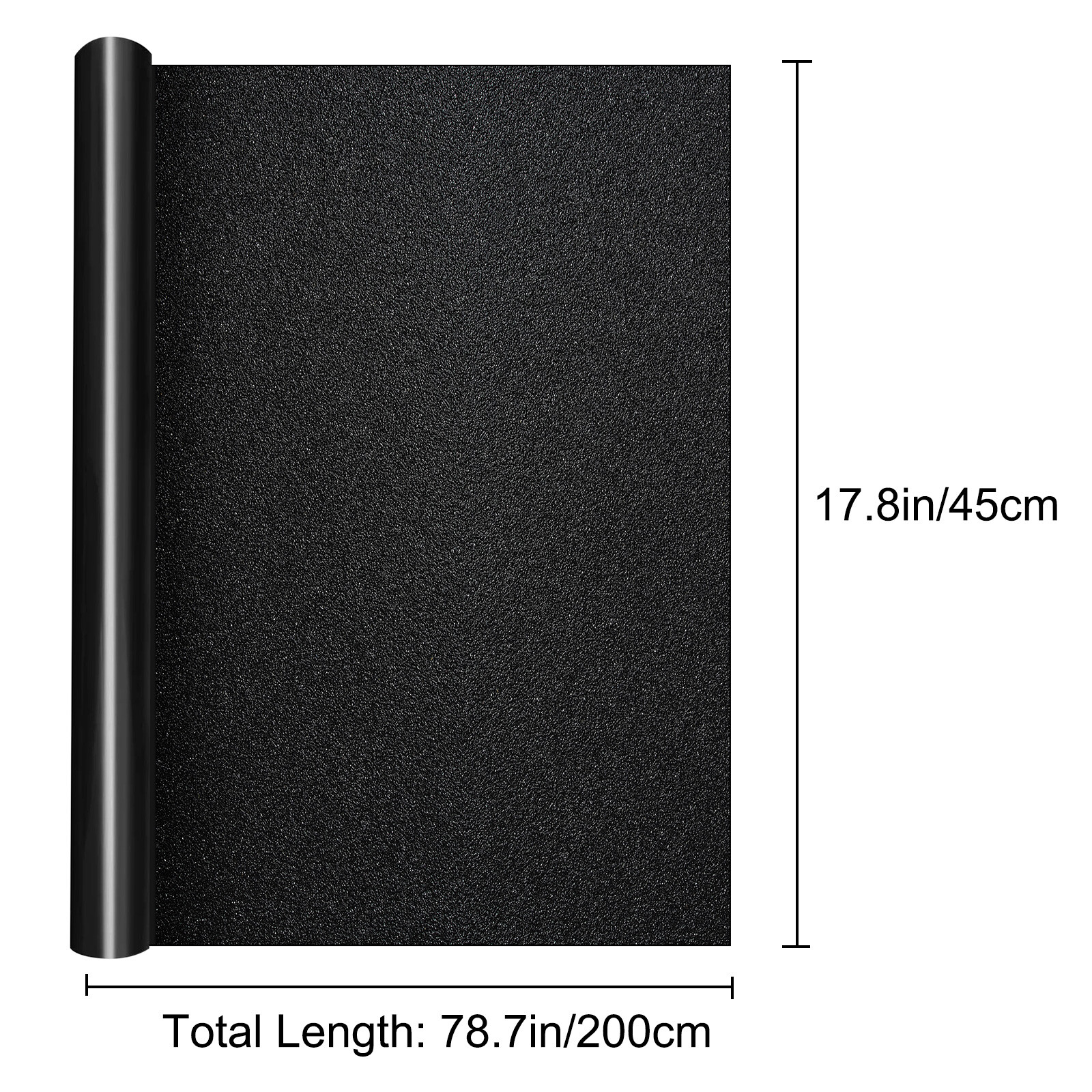 Blackout Privacy Window Film 100% Light Blocking Frosted Static Cling Cover