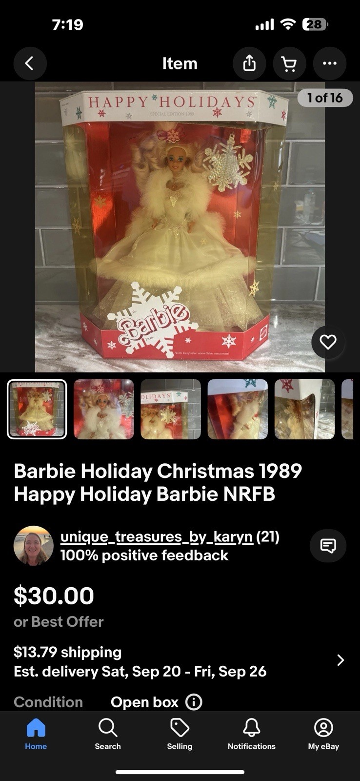 Holiday Barbies 13 DOLS 1995-2011 NIB