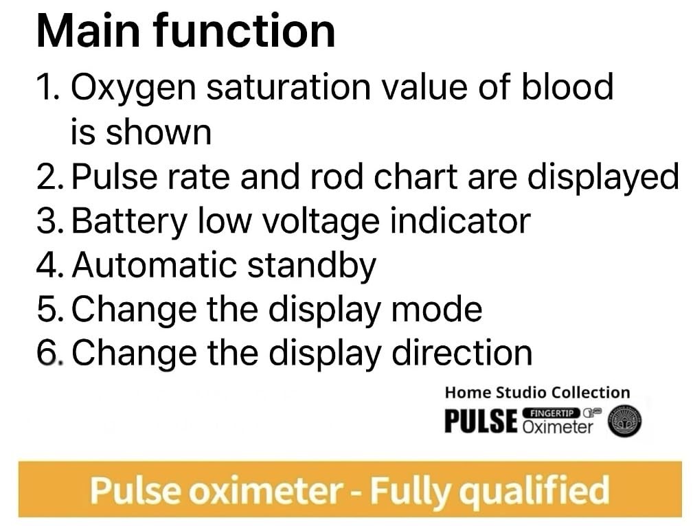 Finger Tip Pulse Oximeter LED Blood Glucose Meter For Hospital Household