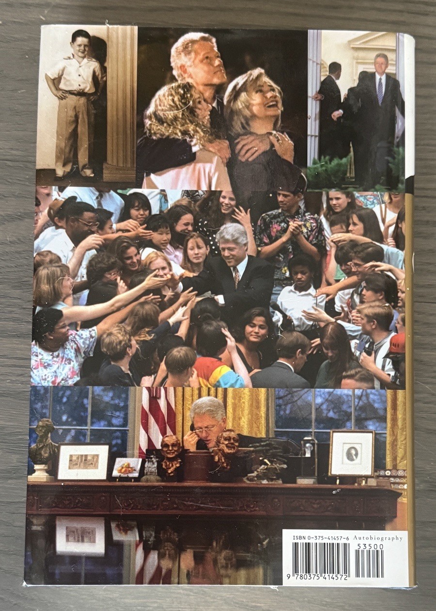 President Bill Clinton My Life Signed Autographed Book 2004 2nd Printing VG+