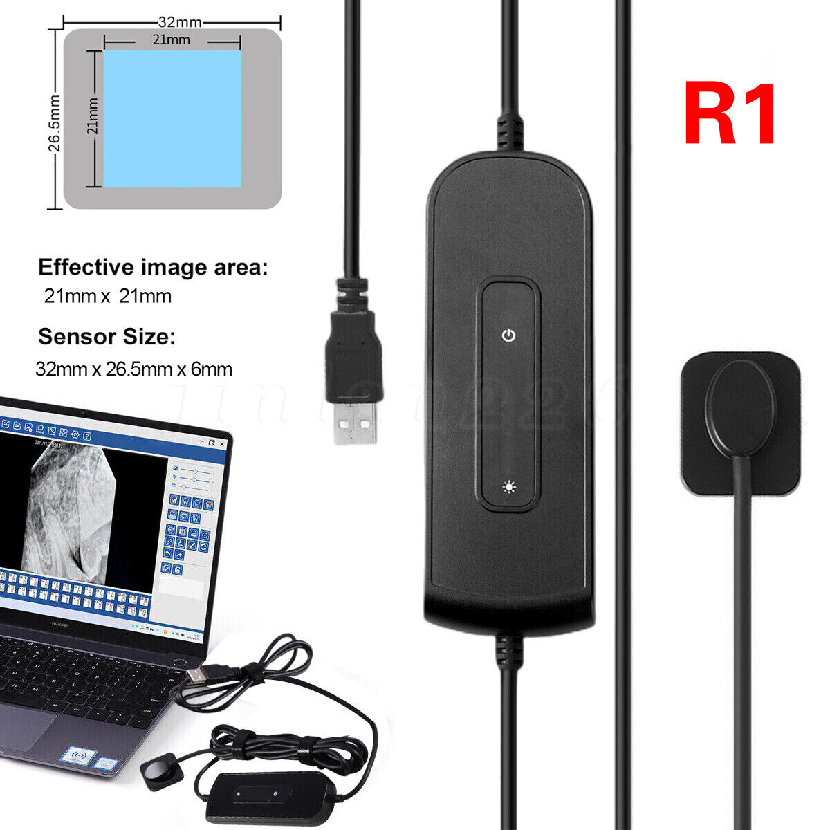 Rayos X RVG Size 1 Digital Dental Intraoral ray Sensor