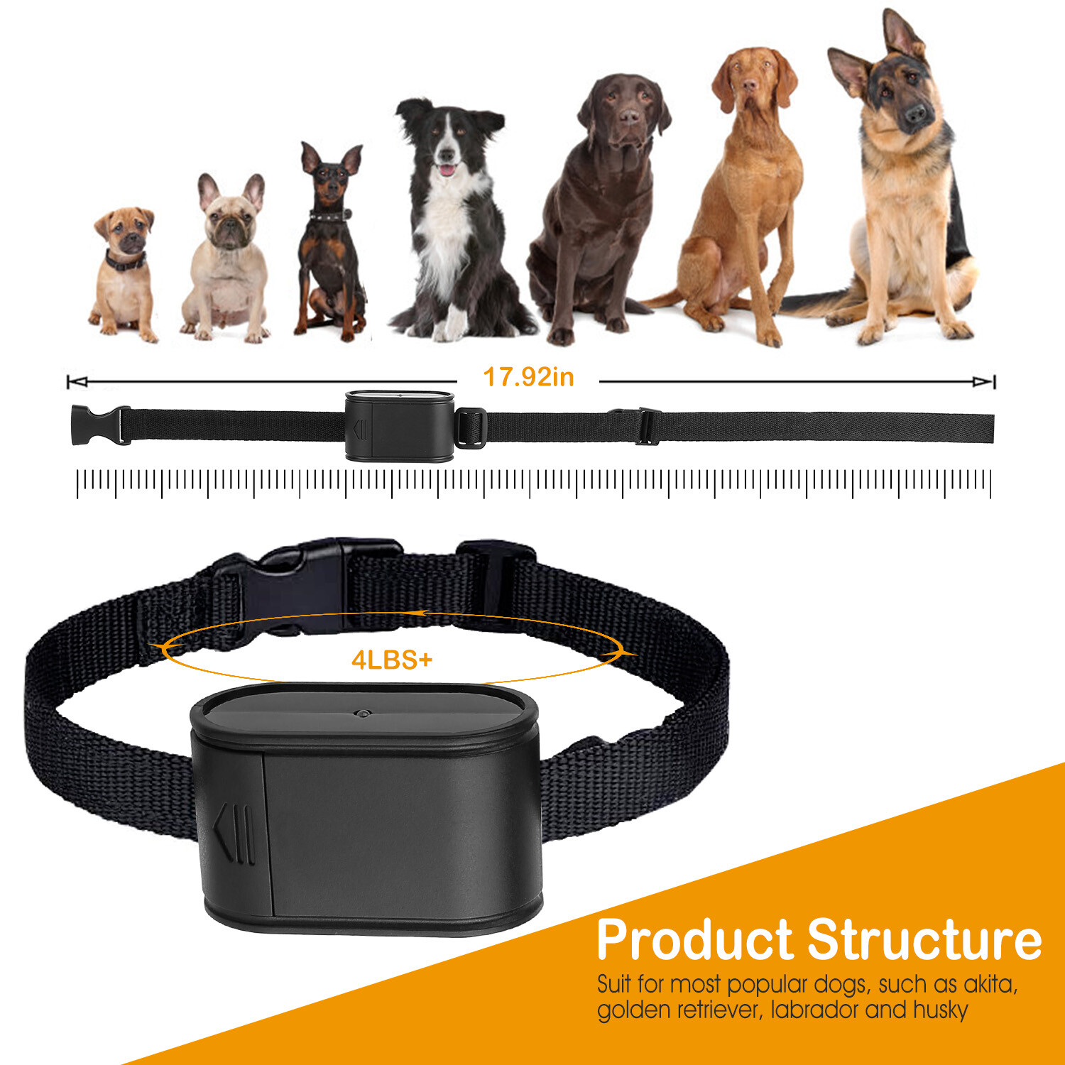 Wireless Electric Dog Fence Pet Containment System Shock Collar For 1/2/3 Dogs
