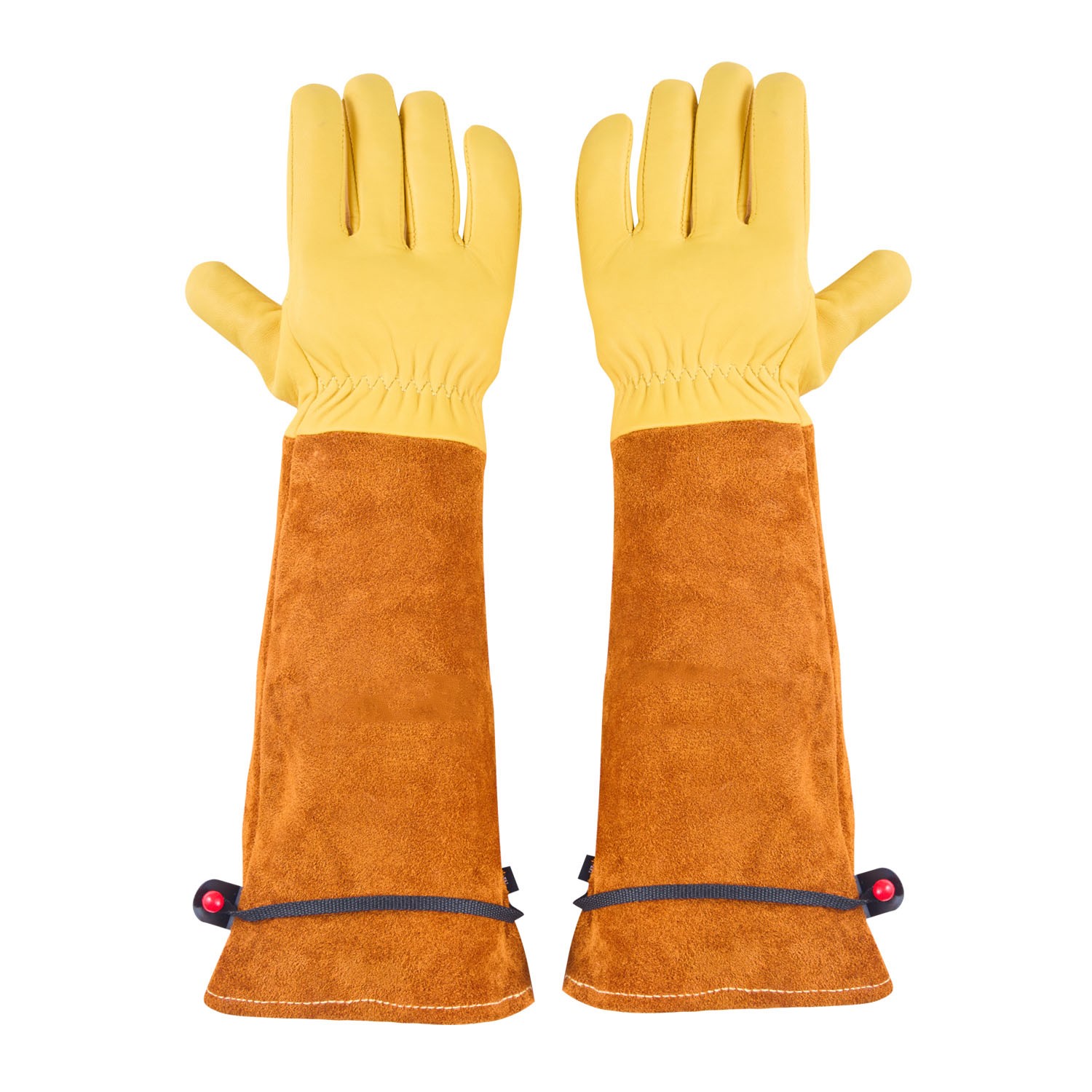 Gardening Gloves Thorn Proof Long Leather Rose Pruning Gloves for Men & Women