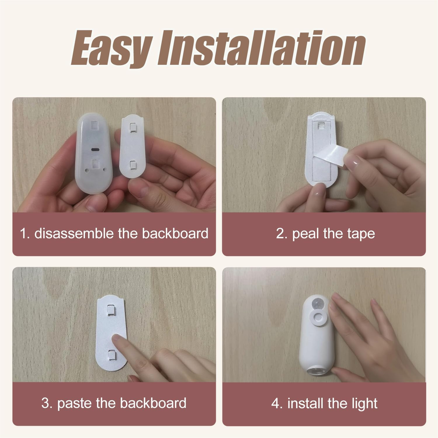 2-Pack Toilet Night Light Motion Sensor Activated, Rechargeable RGB Toilet Bowl